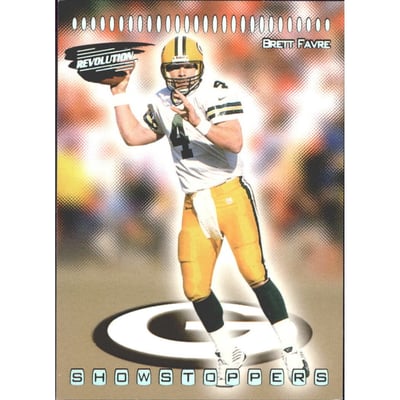 1999 Revolution Showstoppers #16 Brett Favre