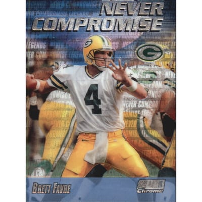 1999 Stadium Club Chrome Never Compromise #NC35 Brett Favre
