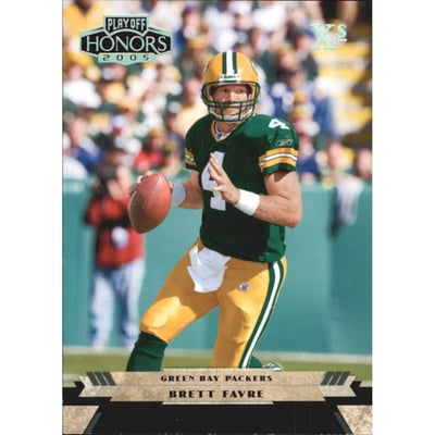 2005 Playoff Honors X's #38 Brett Favre