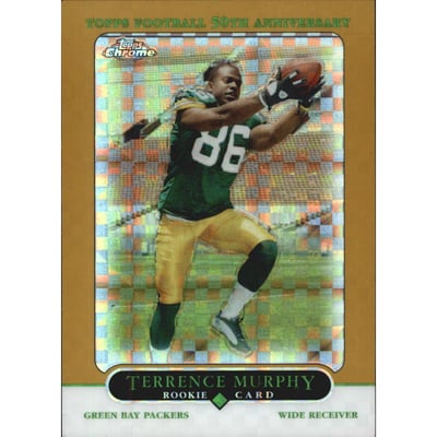 2005 Topps Chrome Gold Xfractors #186 Terrence Murphy