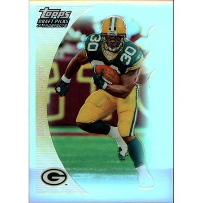 2005 Topps Draft Picks and Prospects Chrome Gold Refractors #37 Ahman Green