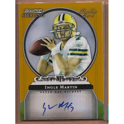 2006 Bowman Sterling Gold Rookie Autographs #IM Ingle Martin/900