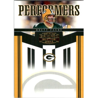 2006 Donruss Gridiron Gear Performers Gold #25 Brett Favre