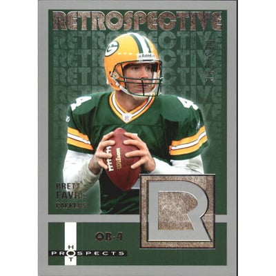 2006 Hot Prospects Retrospective #REBF Brett Favre