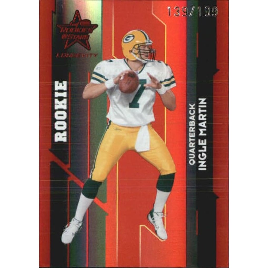 2006 Leaf Rookies and Stars Longevity Target Ruby Parallel #203 Ingle Martin