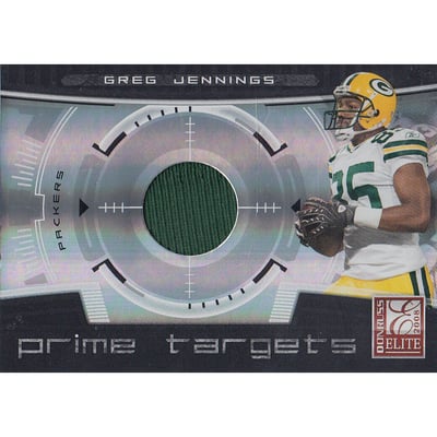 2008 Donruss Elite Prime Targets Jerseys #13 Greg Jennings