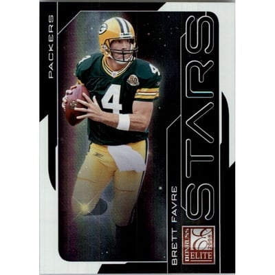 2008 Donruss Elite Stars Black #1 Brett Favre