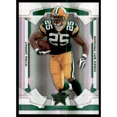 2008 Leaf Rookies and Stars Longevity Emerald #35 Ryan Grant