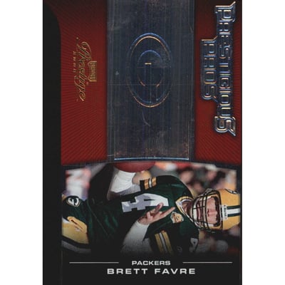 2008 Playoff Prestige Prestigious Pros Red #34 Brett Favre