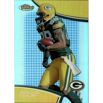 2011 Finest Blue Refractors #38 Jermichael Finley