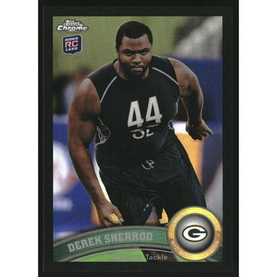 2011 Topps Chrome Black Refractors #48 Derek Sherrod