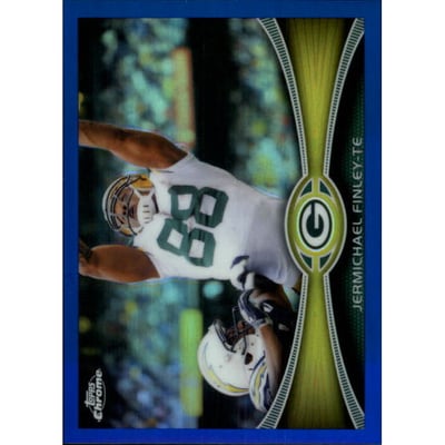 2012 Topps Chrome Blue Refractors #64 Jermichael Finley