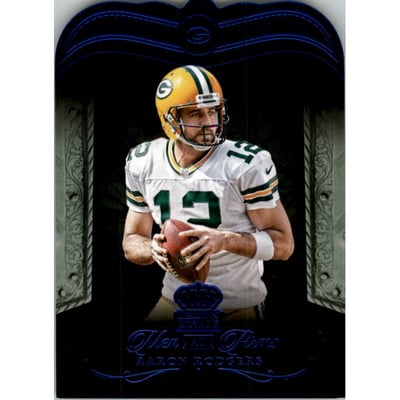 2015 Crown Royale Men at Arms Blue #MA1 Aaron Rodgers