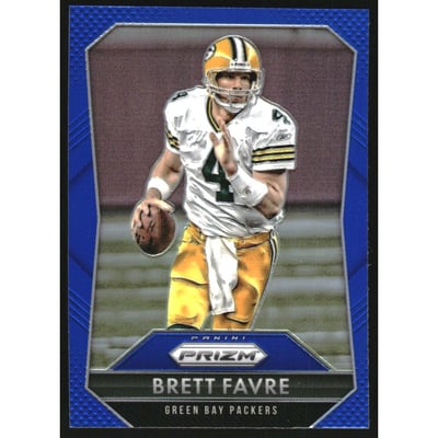 2015 Panini Prizm Prizms Blue #4 Brett Favre
