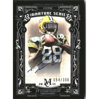 2015 Topps Museum Collection Signature Series Autographs #SSATM Ty Montgomery/300