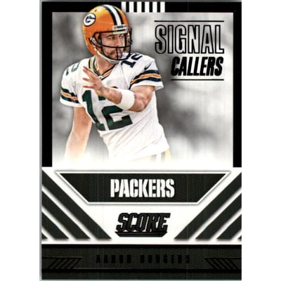 2016 Score Signal Callers Black #9 Aaron Rodgers