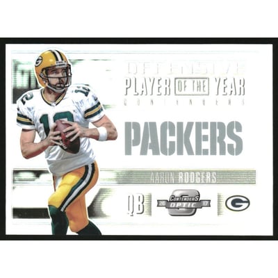 2017 Panini Contenders Optic Offensive Player of the Year Contenders #1 Aaron Rodgers