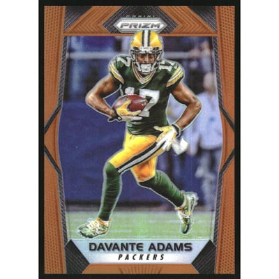 2017 Panini Prizm Prizms Orange #77 Davante Adams