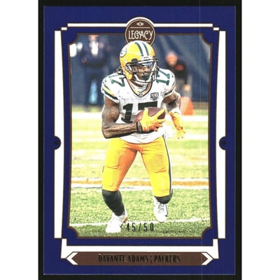 2019 Panini Legacy Blue #38 Davante Adams