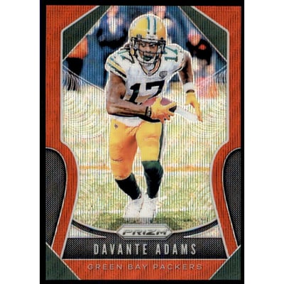 2019 Panini Prizm Prizms Red Wave #115 Davante Adams