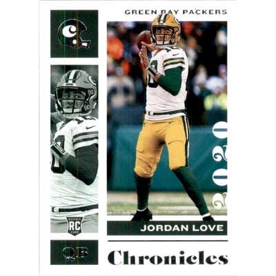 2020 Panini Chronicles #38 Jordan Love RC