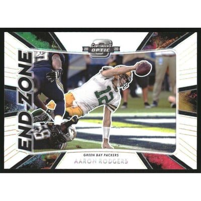 2020 Panini Contenders Optic End Zone #5 Aaron Rodgers