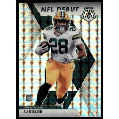 2020 Panini Mosaic Mosaic #279 A.J. Dillon DEB