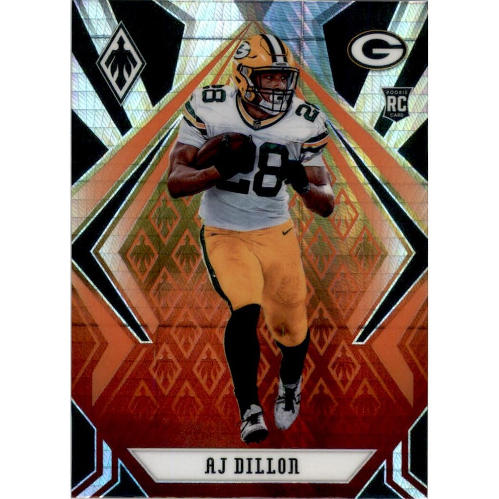 2020 Panini Phoenix Fire Burst #125 A.J. Dillon