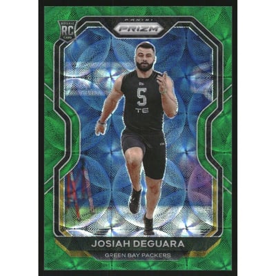 2020 Panini Prizm Prizms Green Scope #362 Josiah Deguara