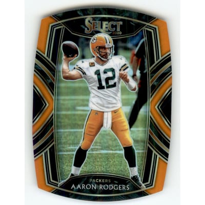 2020 Select Prizm Orange Die Cut #212 Aaron Rodgers