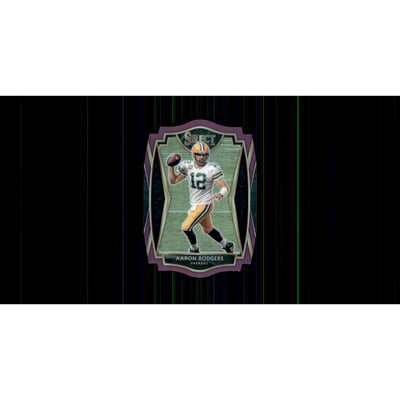 2020 Select Prizm Purple Die Cut #111 Aaron Rodgers