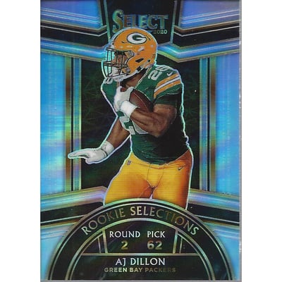 2020 Select Rookie Selections Prizm #23 A.J. Dillon