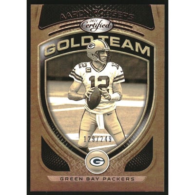 2021 Certified Gold Team Mirror Bronze #5 Aaron Rodgers