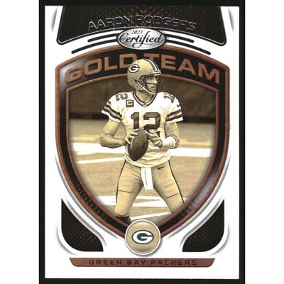 2021 Certified Gold Team #5 Aaron Rodgers