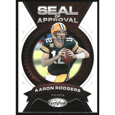 2021 Certified Seal of Approval #6 Aaron Rodgers