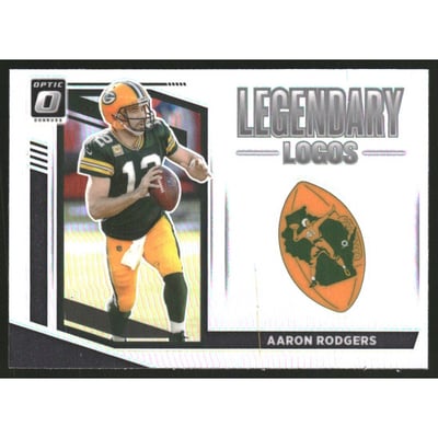 2021 Donruss Optic Legendary Logos #8 Aaron Rodgers