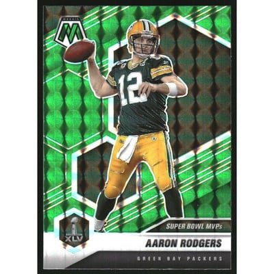 2021 Panini Mosaic Mosaic Green #289 Aaron Rodgers MVP