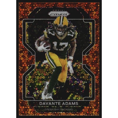 2021 Panini Prizm Prizms Orange Disco #135 Davante Adams