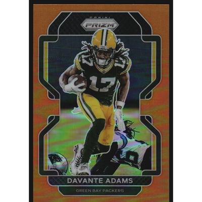2021 Panini Prizm Prizms Orange #135 Davante Adams