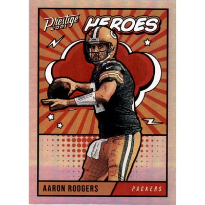 2021 Prestige Heroes #8 Aaron Rodgers