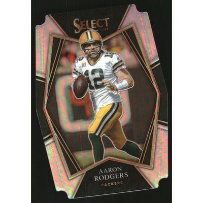 2021 Select Prizm Silver Die Cut #114 Aaron Rodgers