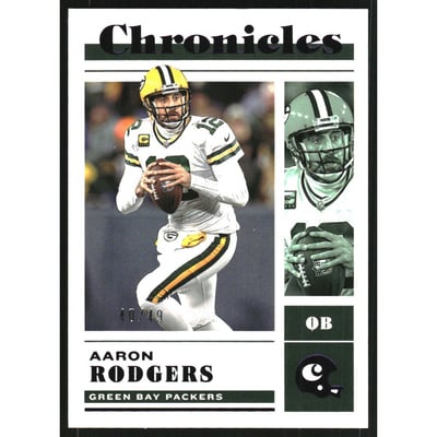 2022 Panini Chronicles Purple #23 Aaron Rodgers