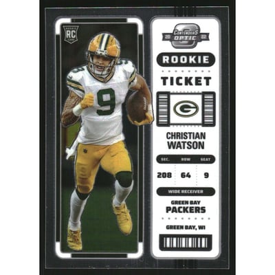 2022 Panini Contenders Optic #66 Christian Watson RC