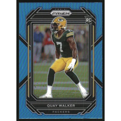 2022 Panini Prizm Prizms Light Blue #373 Quay Walker