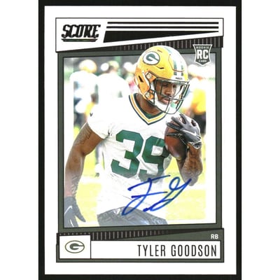 2022 Score Signatures #343 Tyler Goodson