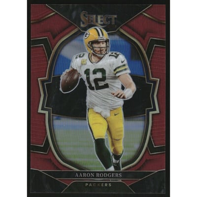 2022 Select Prizm Maroon #55 Aaron Rodgers