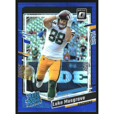 2023 Donruss Optic Blue Hyper #241 Luke Musgrave RR