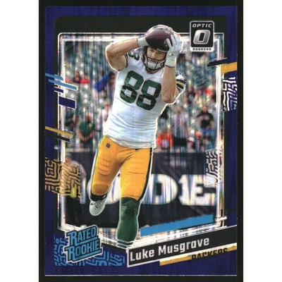 2023 Donruss Optic Purple Shock #241 Luke Musgrave RR