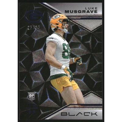 2023 Panini Black Sapphire #167 Luke Musgrave
