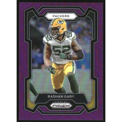 2023 Panini Prizm Prizms Purple #113 Rashan Gary